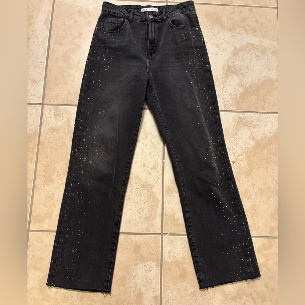 Fashion Denim with glitter details on the sides